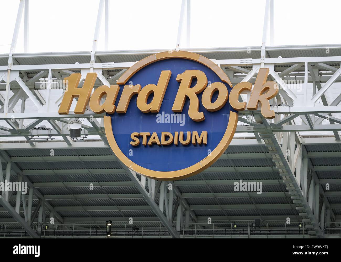 December 30, 2023:.Hard Rock Stadium hosts the Capital One Orange Bowl between the University of Georgia Bulldogs and the Florida State University Seminoles at Hard Rock Stadium in Miami Gardens, FL. Ron Lane/CSM Stock Photo