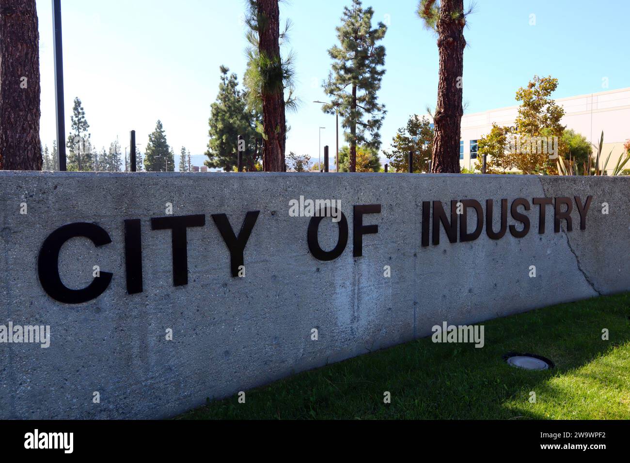 Industry (Los Angeles), California: Entrance of The City of Industry, a ...
