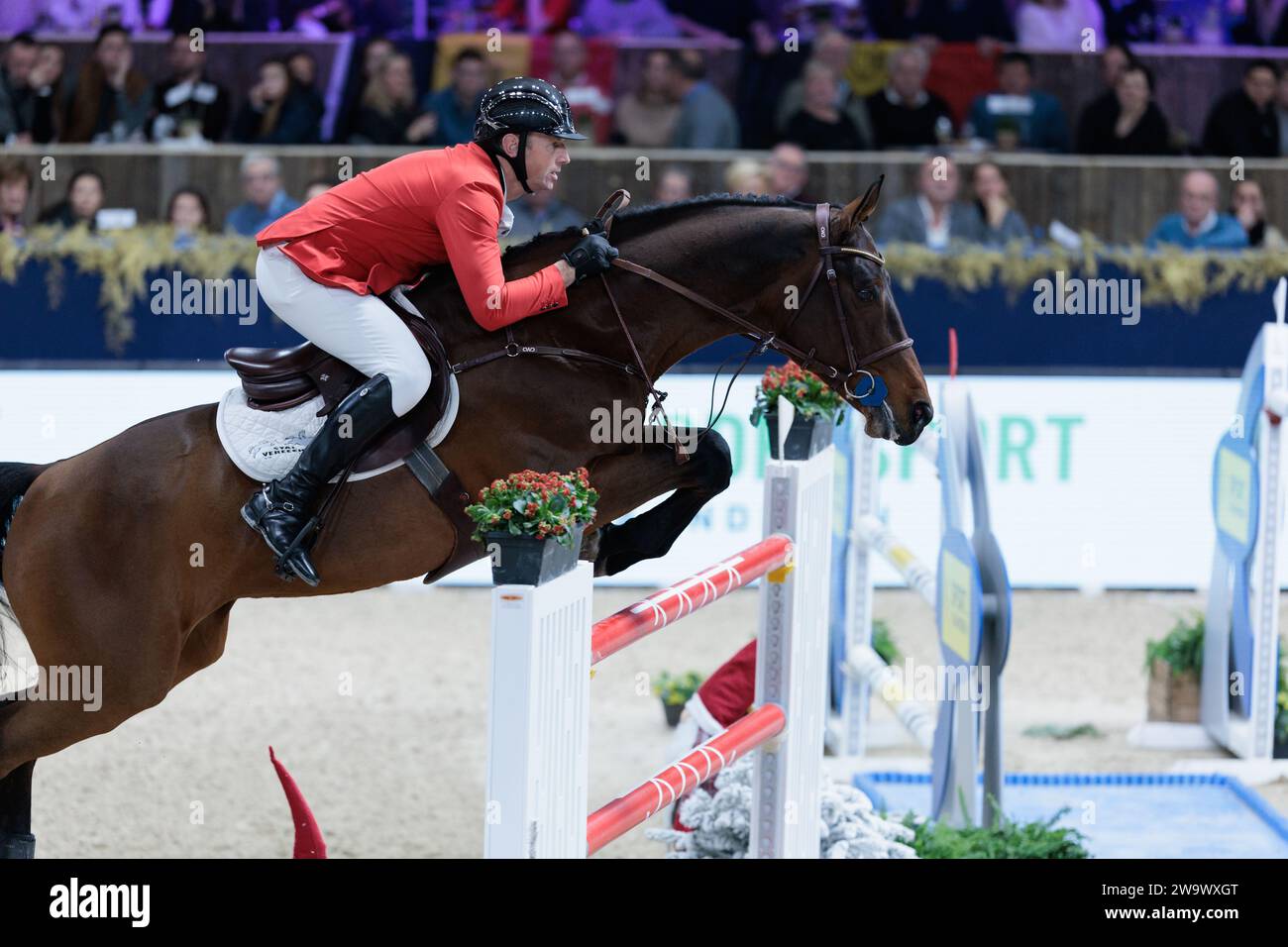 Koen Vereecke of Belgium with Kasanova de la Pomme during the Longines