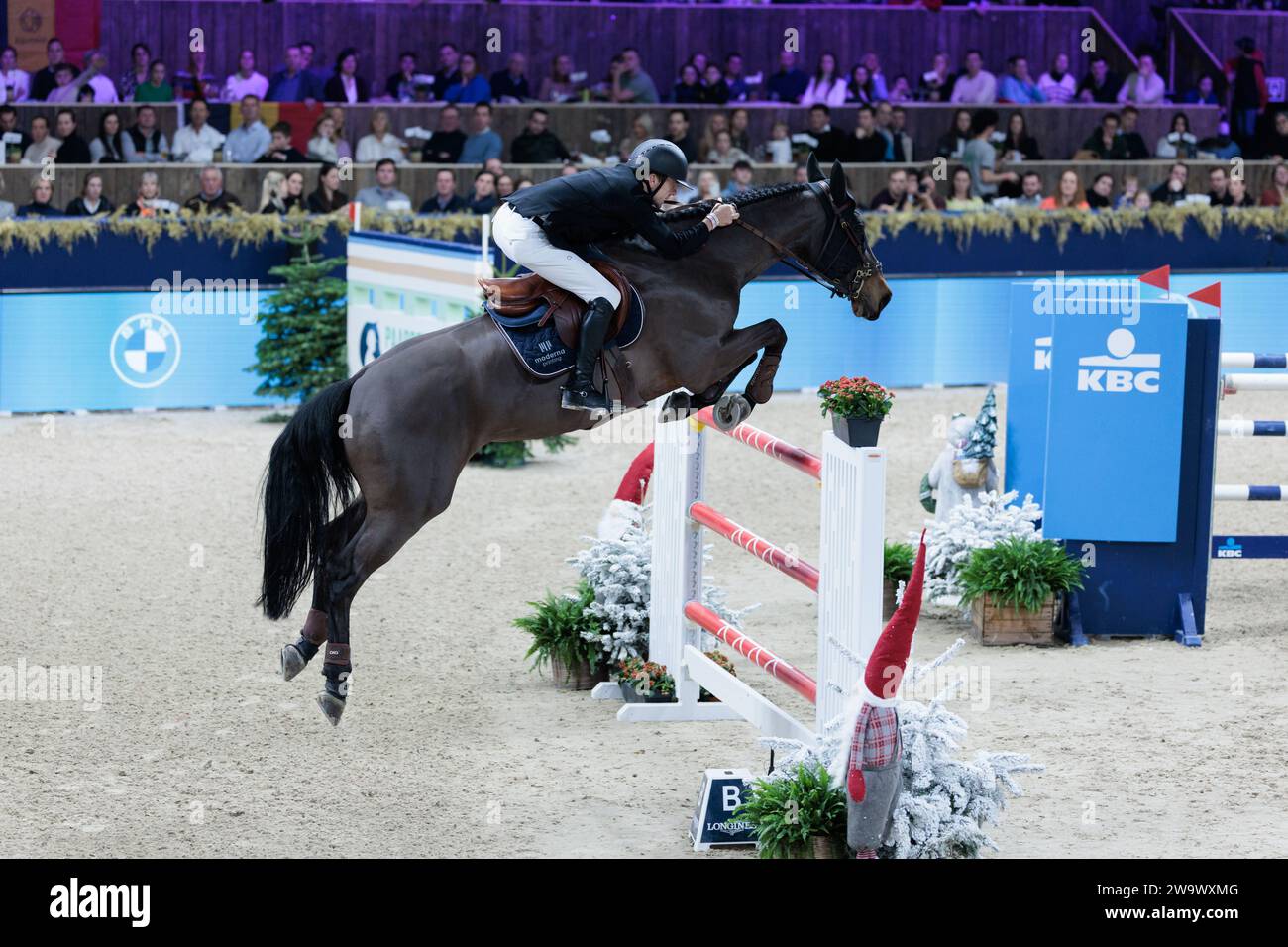 Wilm Vermeir of Belgium with Iq van het Steentje during the Longines