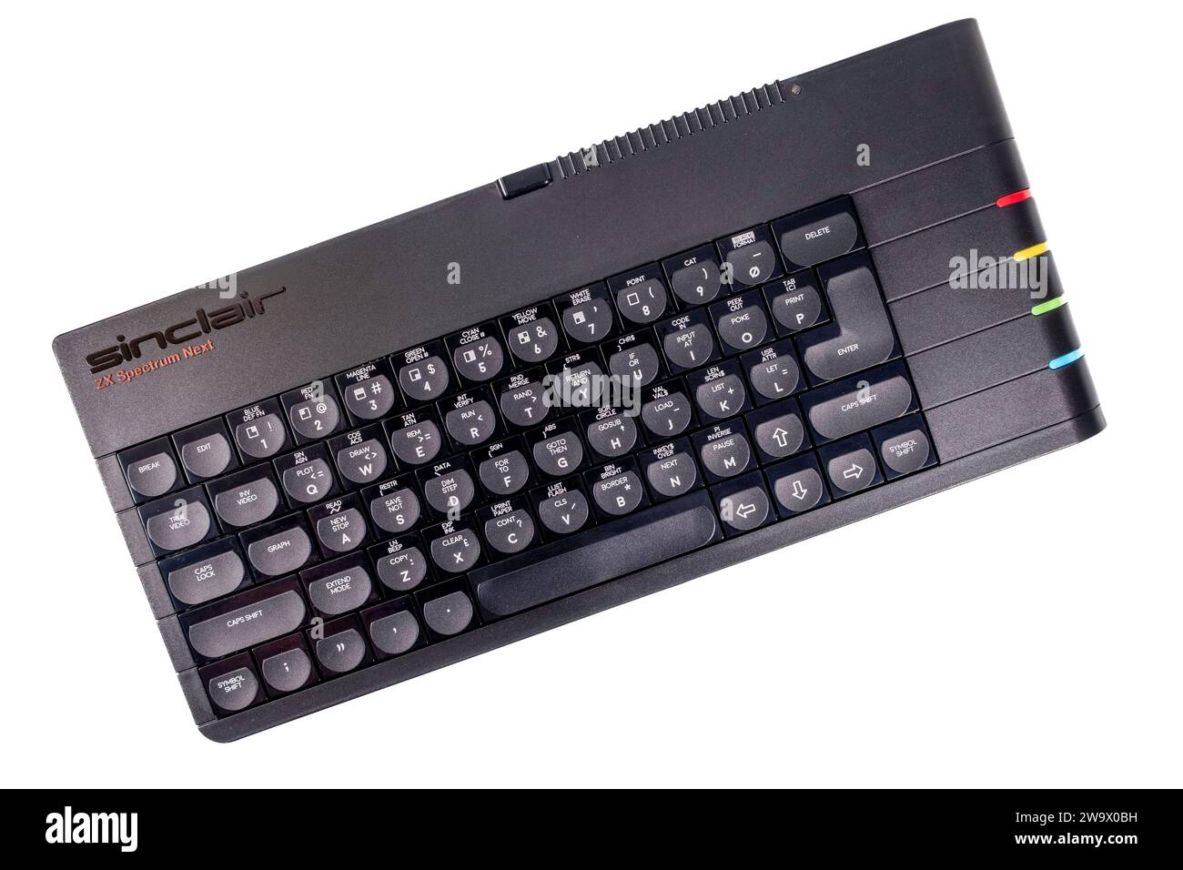 Sinclair Spectrum Next is a computer hardware project that is a reimplementation of the original ZX Spectrum home computer. Stock Photo