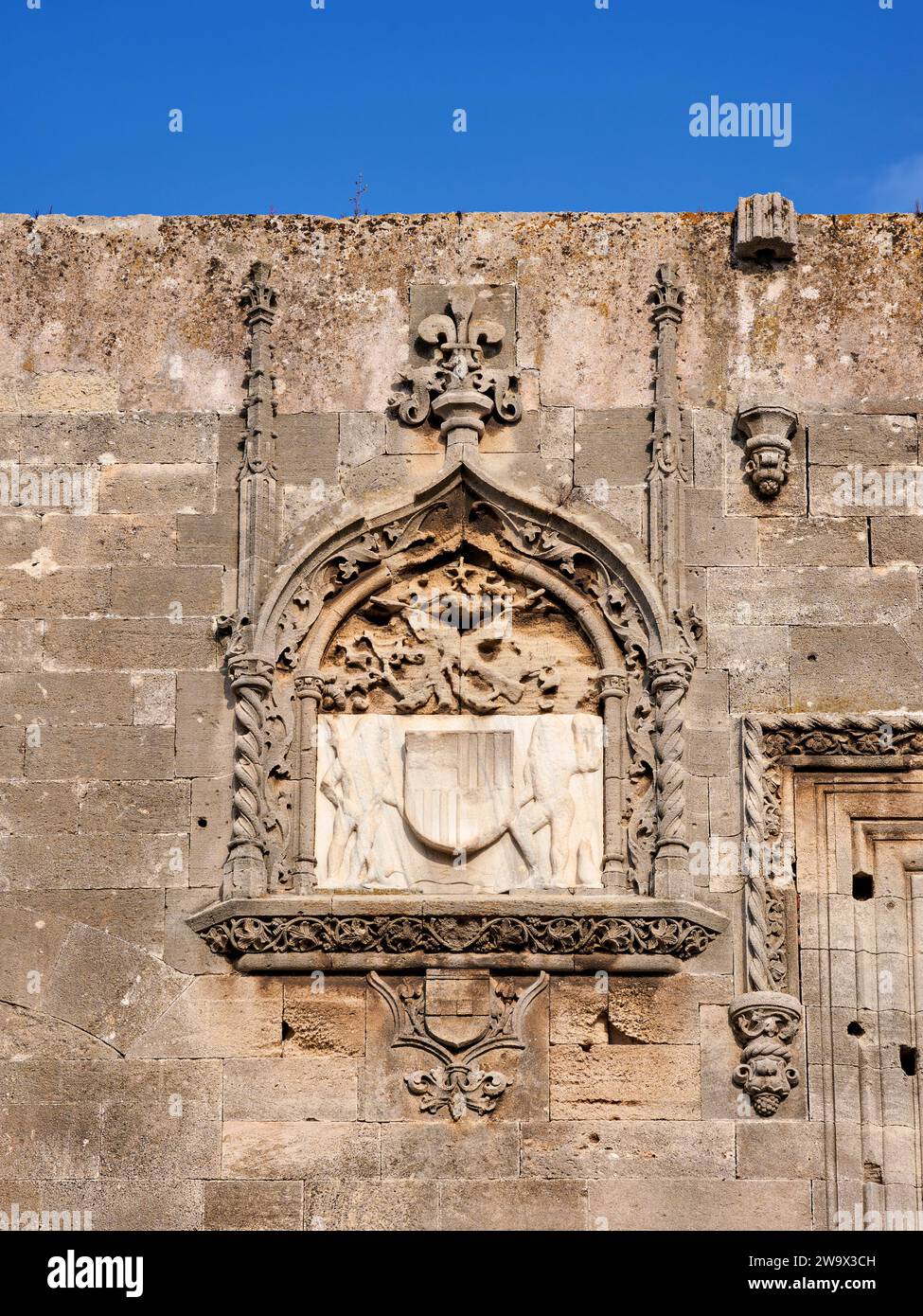 Medieval Old Town, Rhodes City, Rhodes Island, Dodecanese, Greece Stock ...