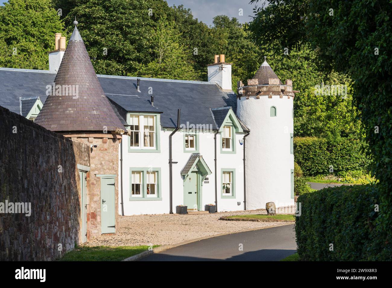 Holiday let on Dryburgh estate in Scottish Borders Stock Photo Alamy