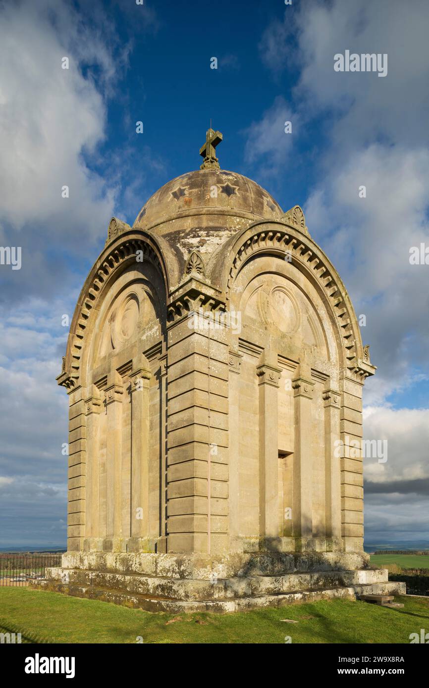 The Monteith Mausoleum, Scottish Borders Stock Photo