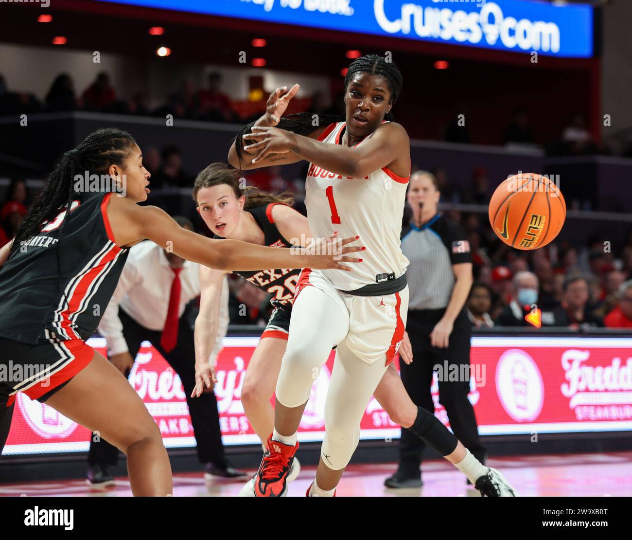 December 30, 2023 Texas Tech guard Bailey Maupin (20) dislodges the