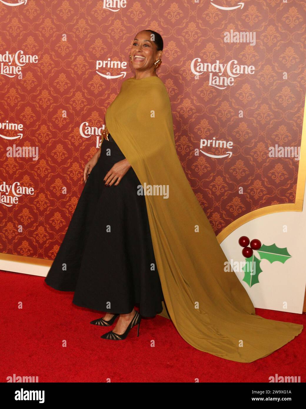 Candy Cane Lane World Premiere on Village Theater on November 28, 2023 in Westwood, CA Featuring