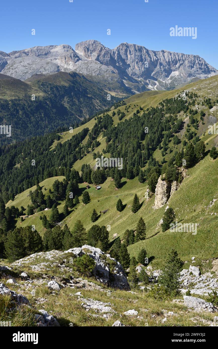Hiking in the Dolomites, Italy Stock Photo - Alamy