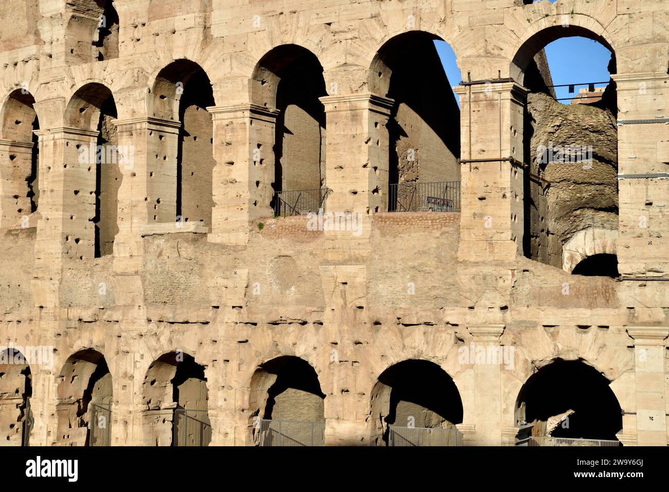 Rome Italy, Colosseum detail Stock Photo