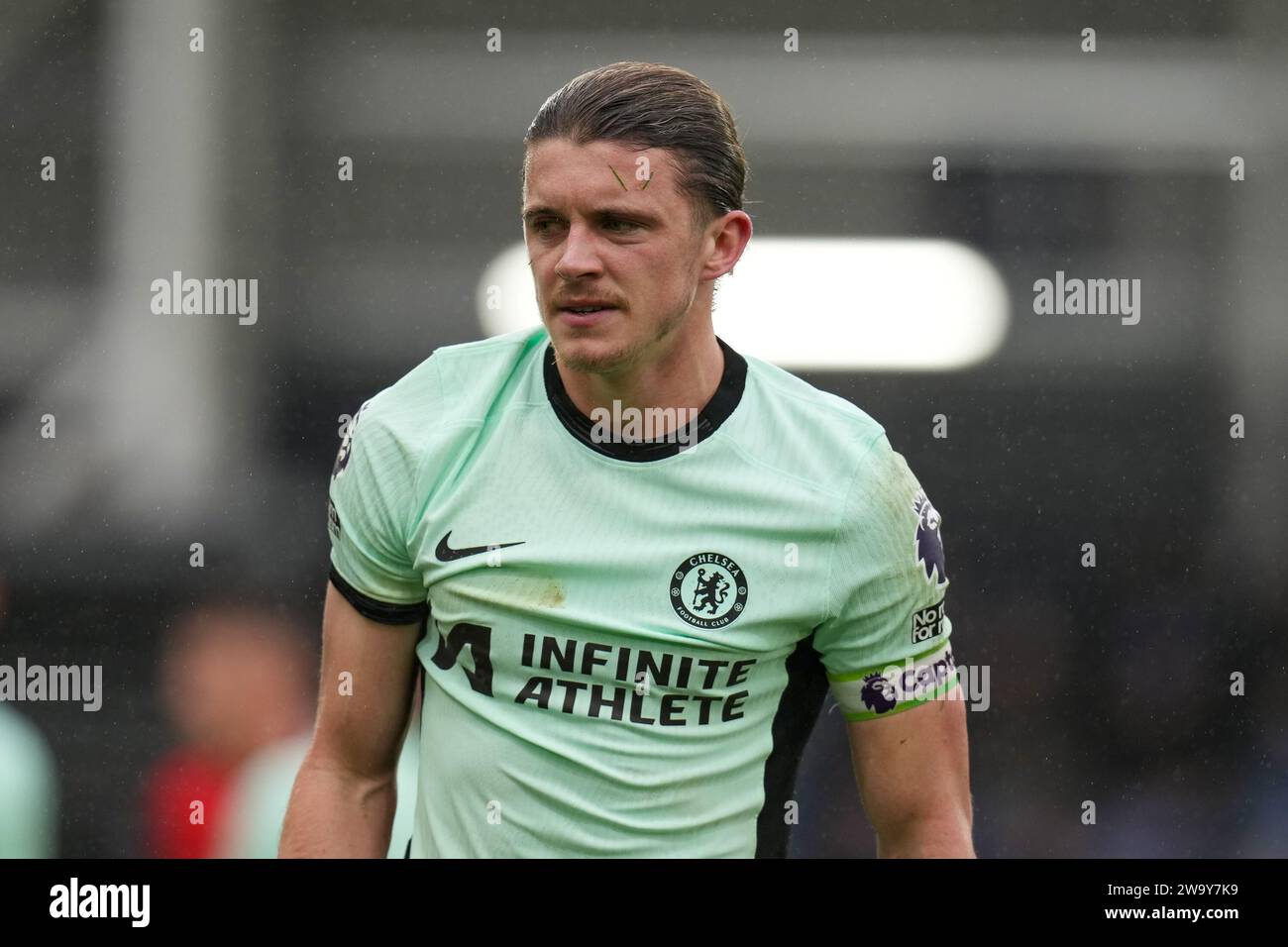 Conor Gallagher (23) of Chelsea during the Premier League match between Luton Town and Chelsea at Kenilworth Road, Luton, England on 30 December 2023. Photo by David Horn. Stock Photo