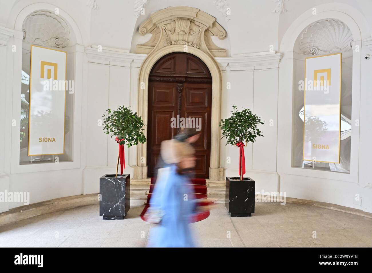 Vienna, Austria 12 29 2023 Headquarter of the insolvent real estate