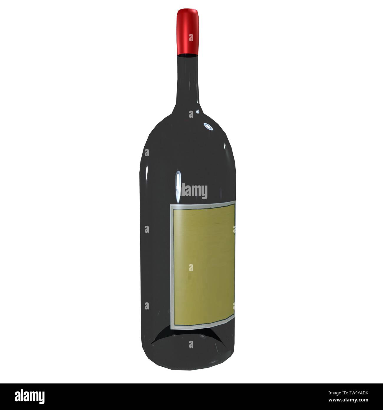 Vino isolated on white background Stock Photo