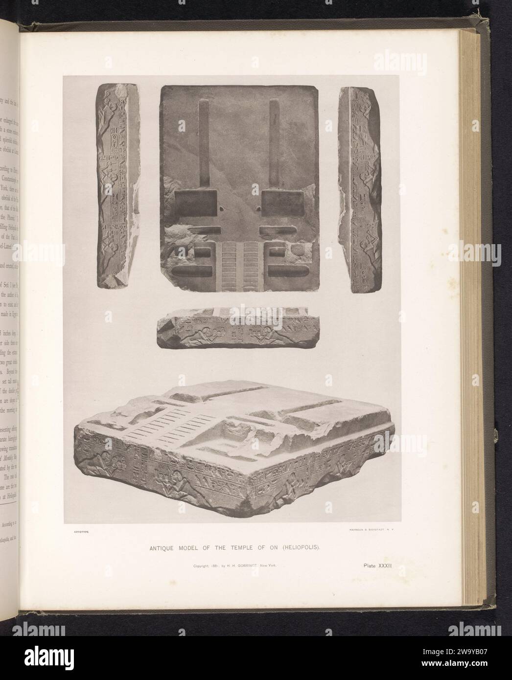 Antique model of the temple of On (Heliopolis), anonymous, 1881 ...