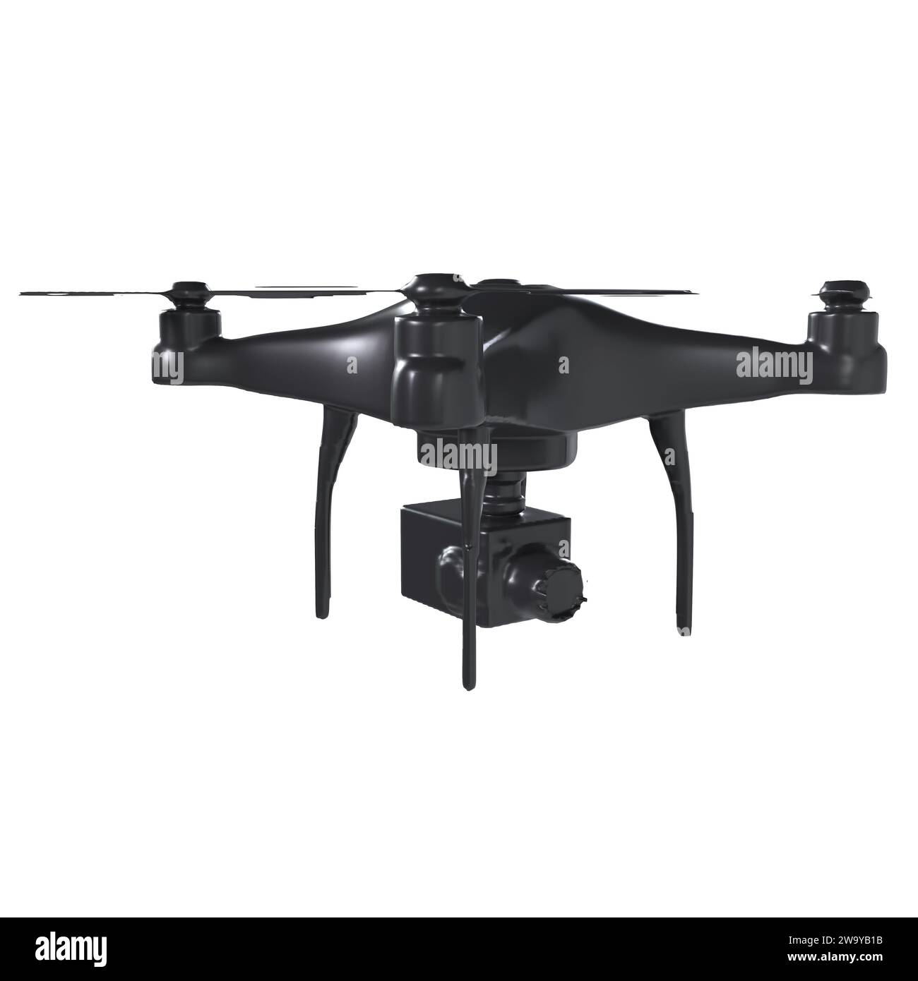 Drone isolated on white background Stock Photo
