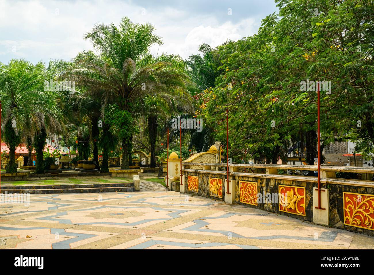 The poh River Front, Ipoh, Perak, Malaysia Stock Photo