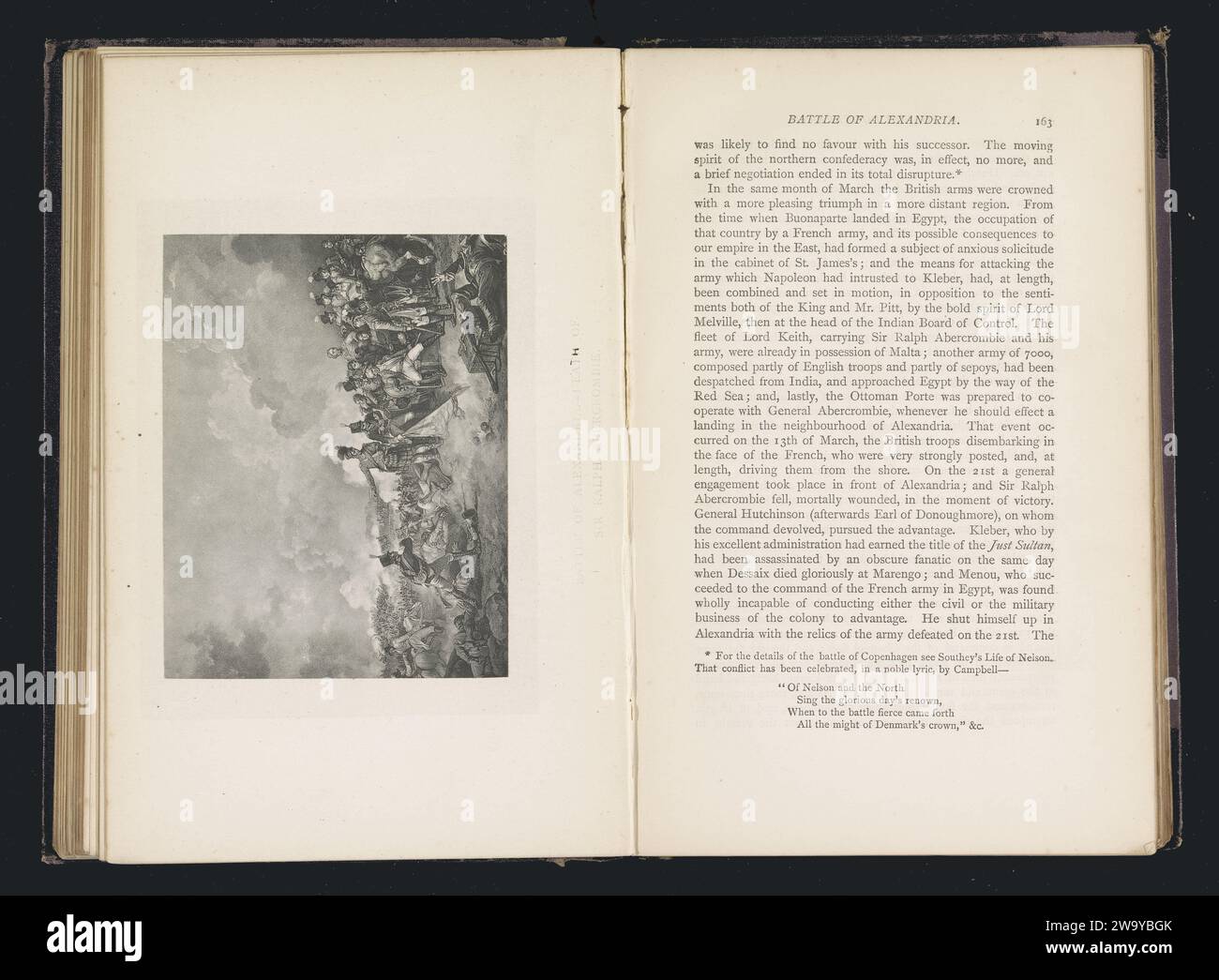 Photo production of a print representing the death of Sir Ralph ...