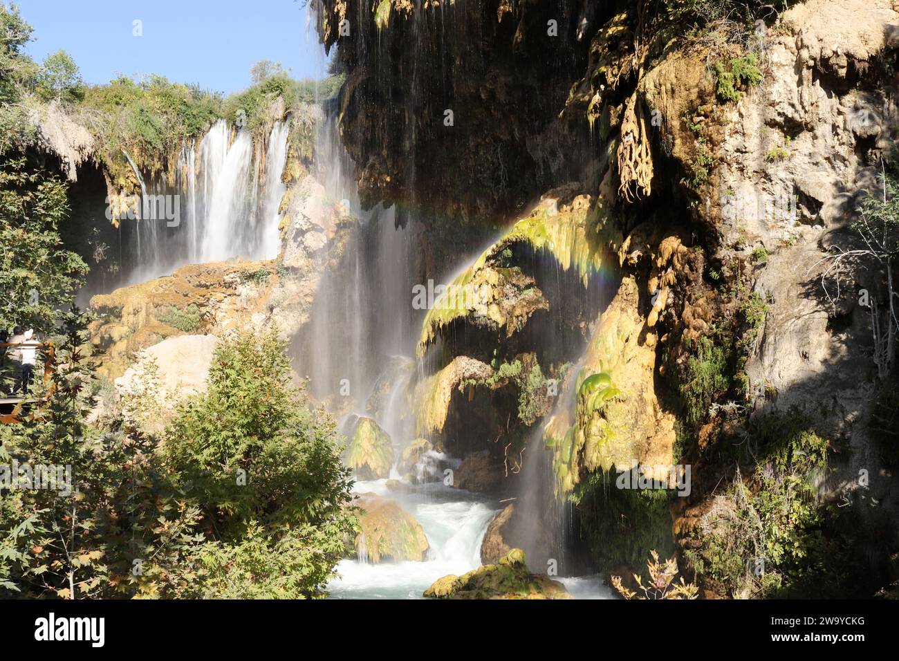 Yerköprü Waterfall Hadim, Konya, Türkiye Stock Photo