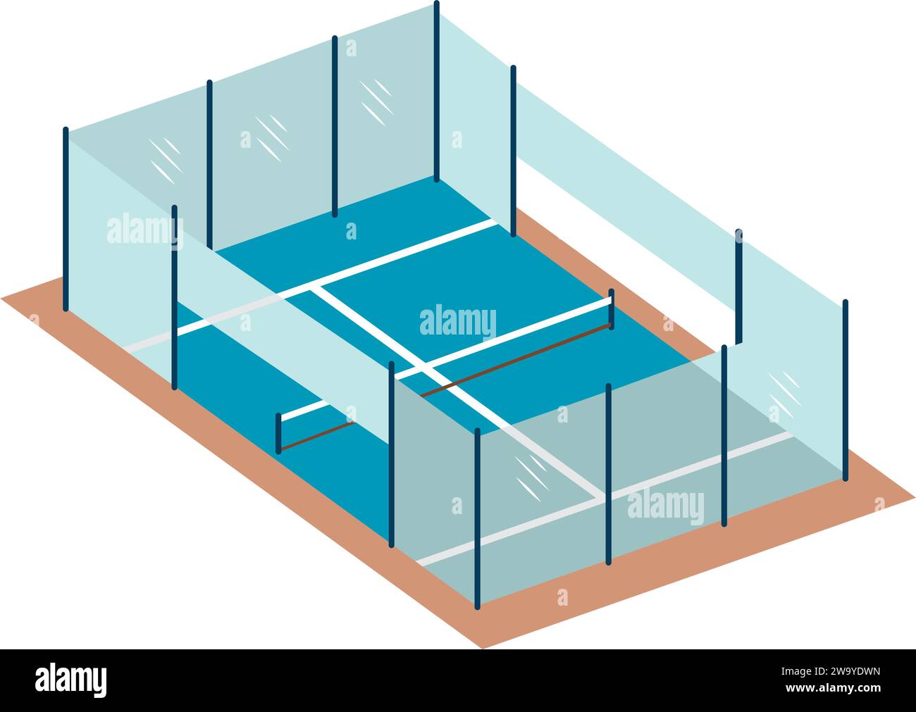 padel court modern Stock Vector Image & Art - Alamy