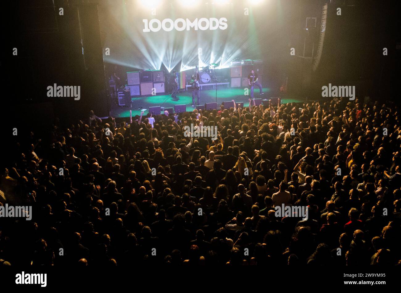1000mods performing at Floyd Live Music Venue, Athens / Greece, December 2023 Stock Photo