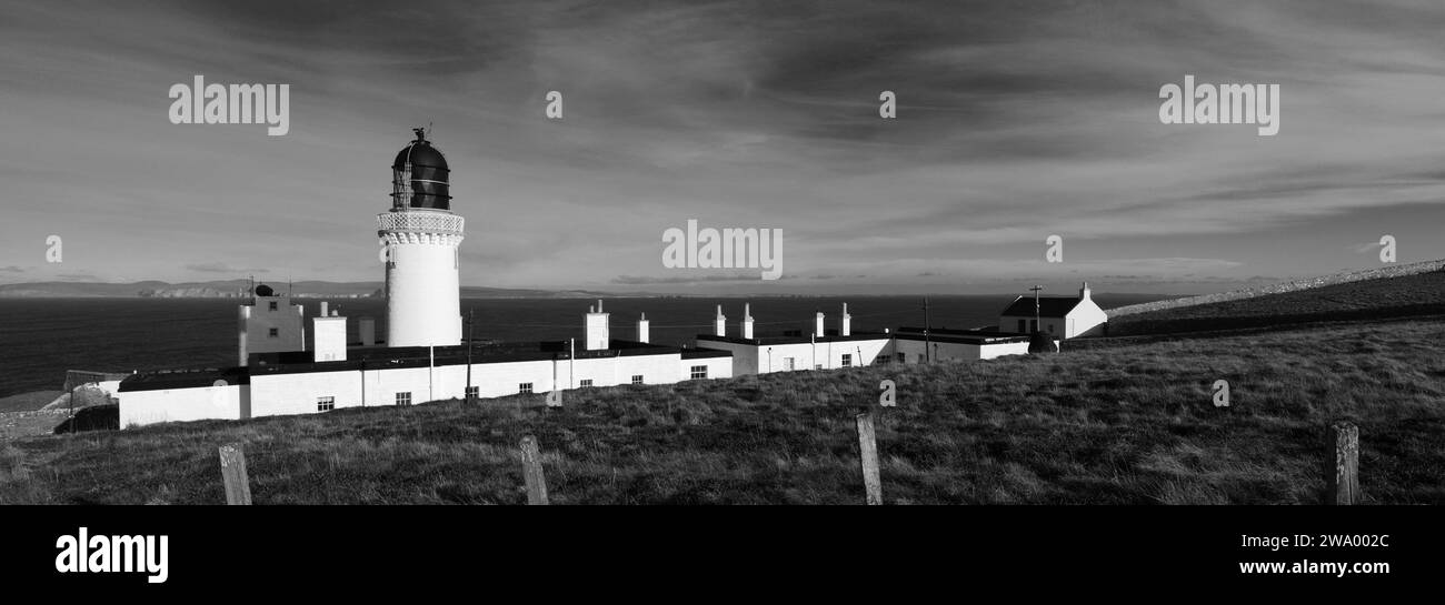 The Head Lighthouse, Head, Caithness, Scotland, UK Stock