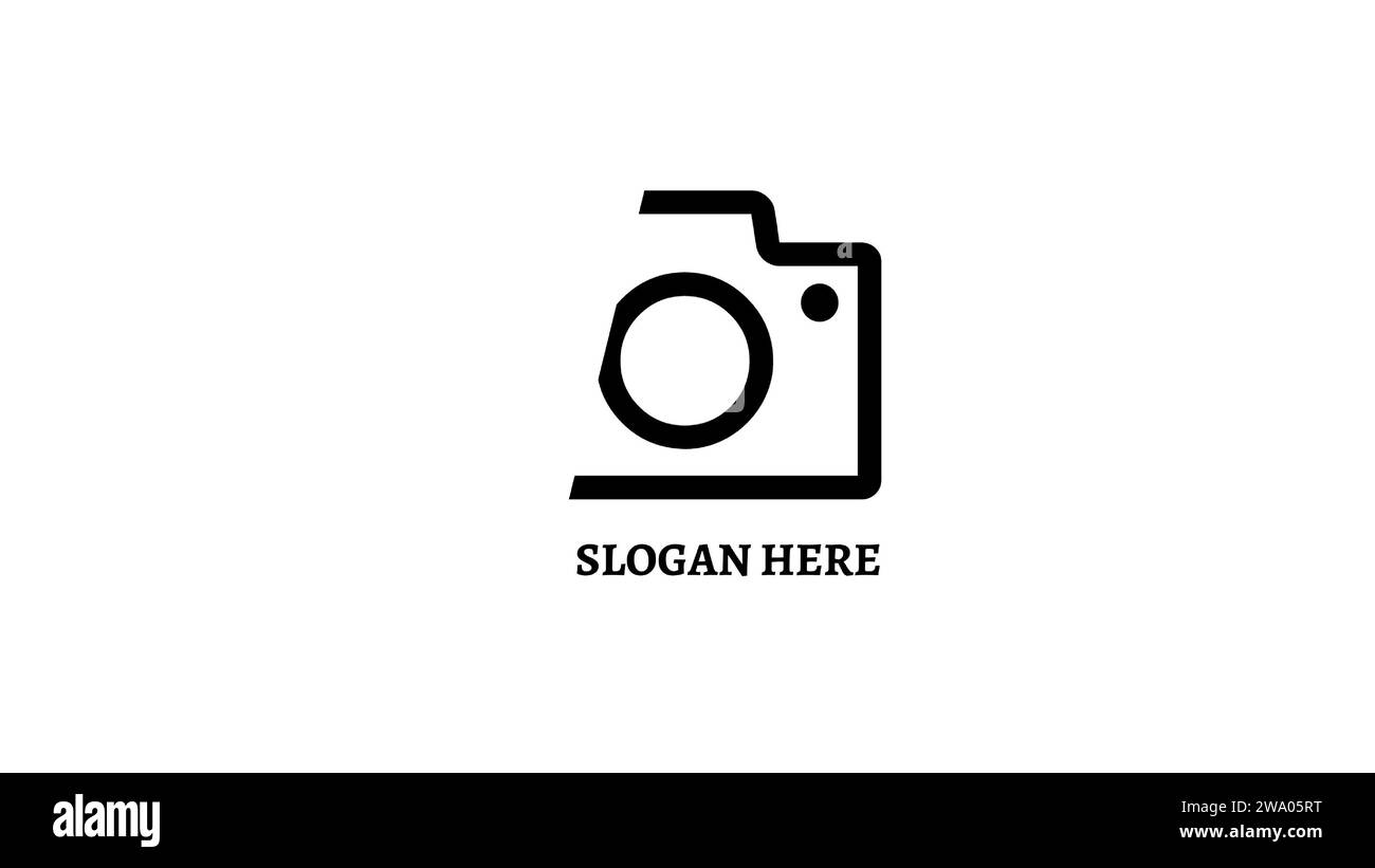 Creative unique and luxury Photography Concept photography camera logo ...