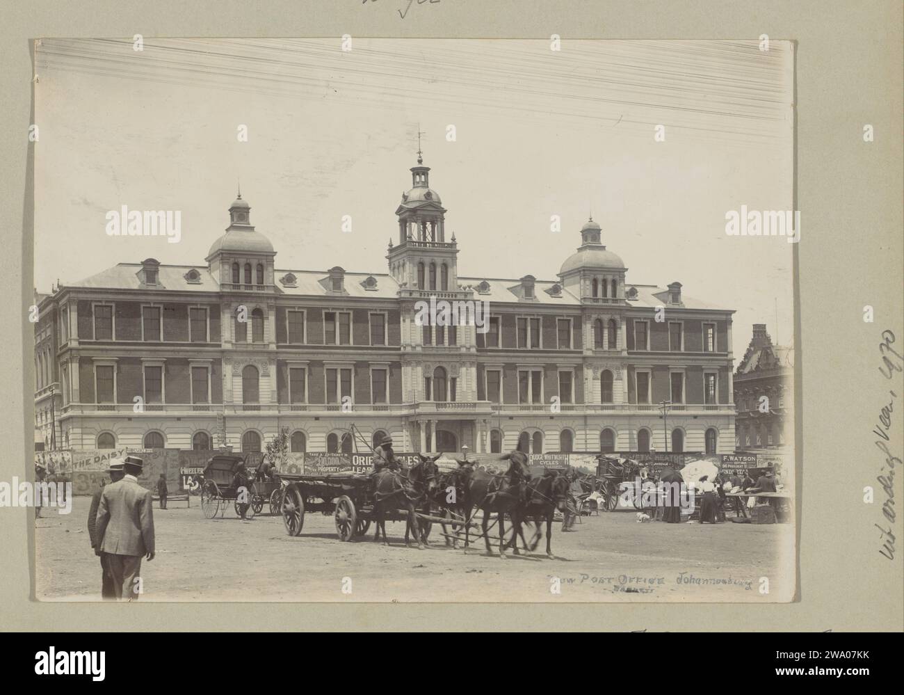 Sars Rissik Johannesburg street 1890 hi-res stock photography and images - Alamy