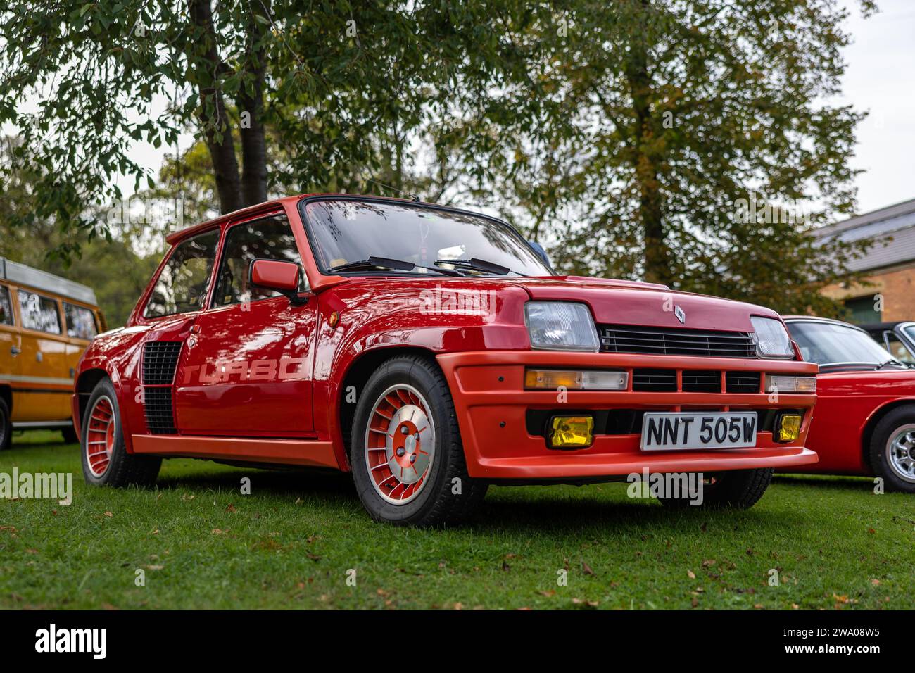 1981 Renault 5 Turbo, on display at the Bicester Heritage Scramble on 8th October 2023. Stock Photo