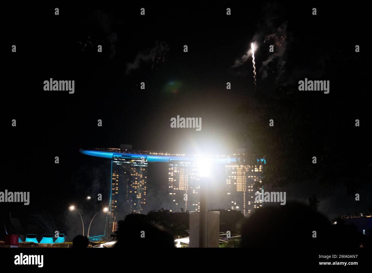 Singapore, Singapore, Asia December 31, 2023 New Year s Eve and New