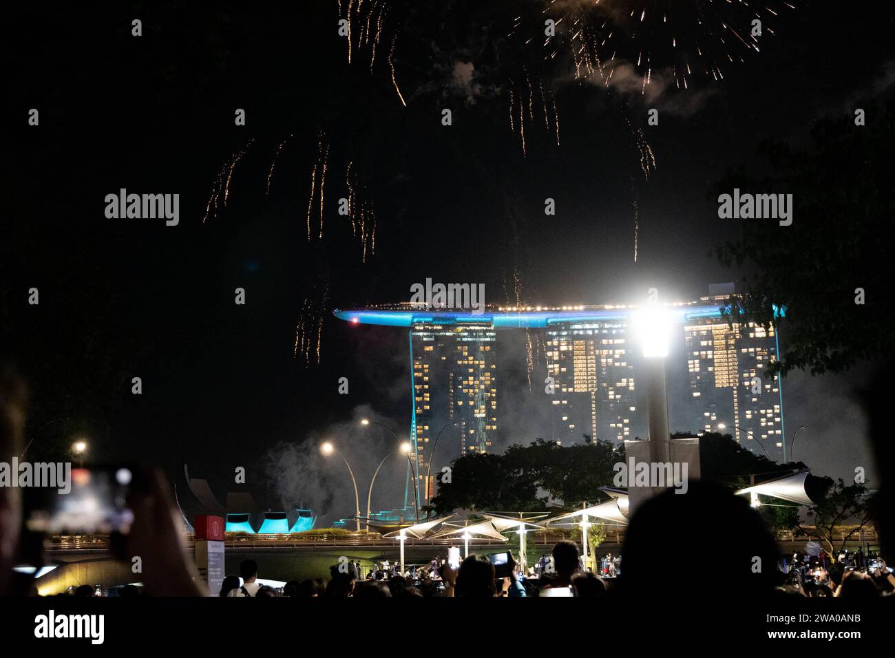 Singapore, Singapore, Asia December 31, 2023 New Year s Eve and New