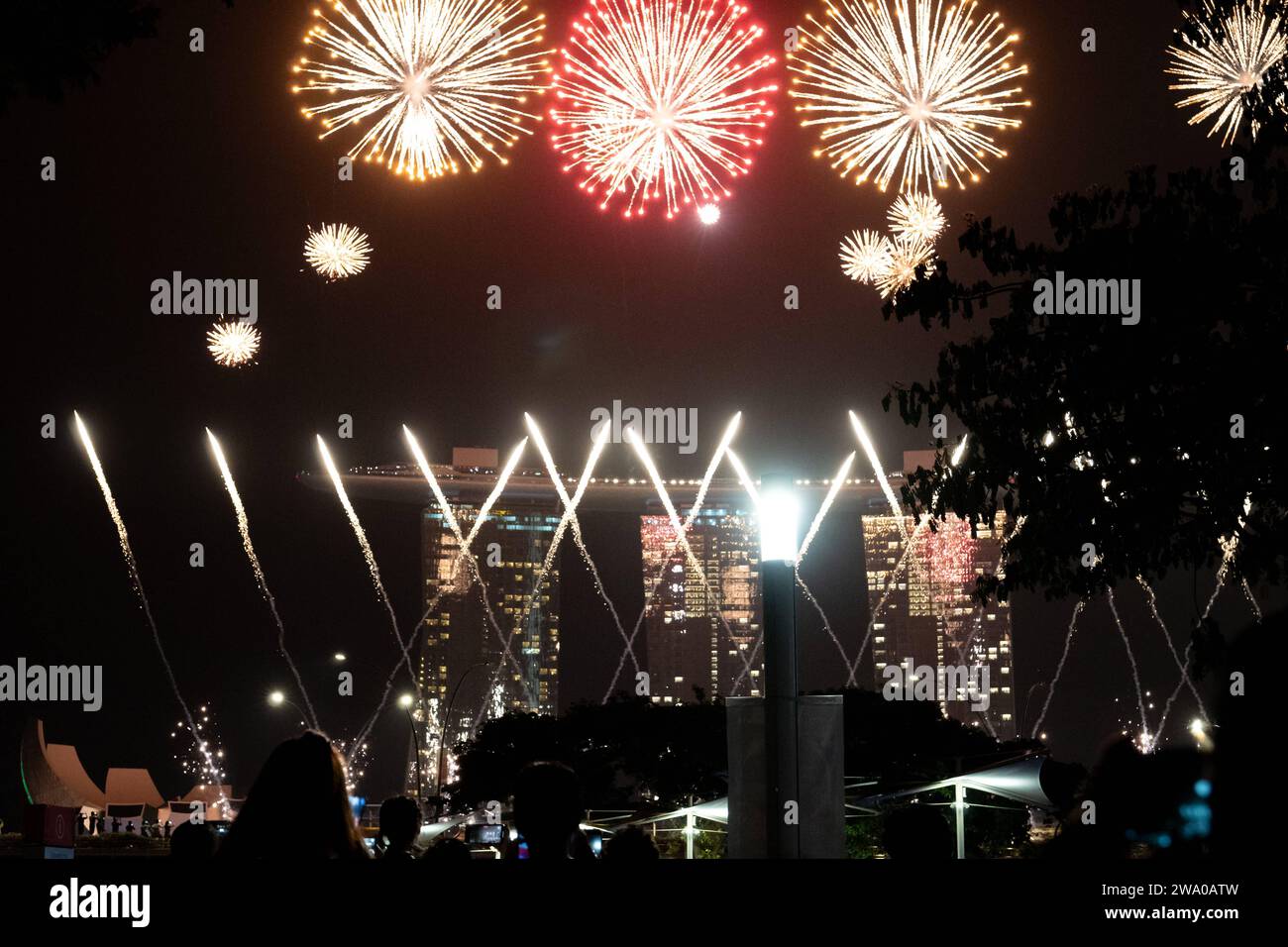 Singapore, Singapore, Asia December 31, 2023 New Year s Eve and New