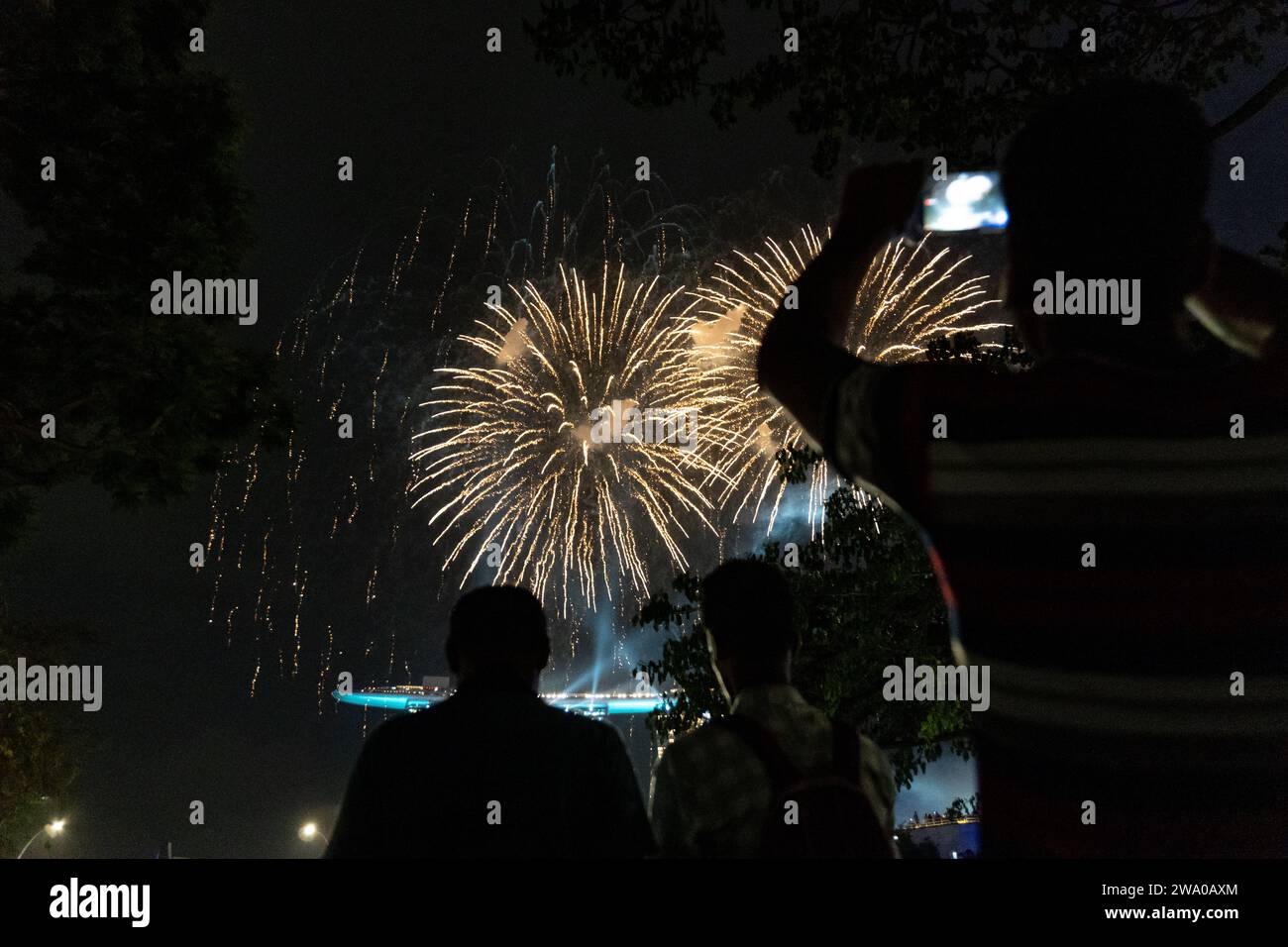 Singapore, Singapore, Asia December 31, 2023 New Year s Eve and New