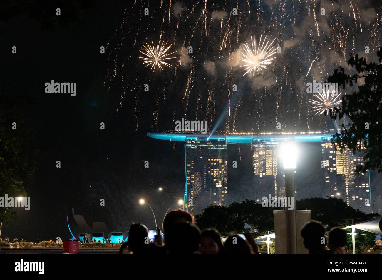 Singapore, Singapore, Asia December 31, 2023 New Year s Eve and New
