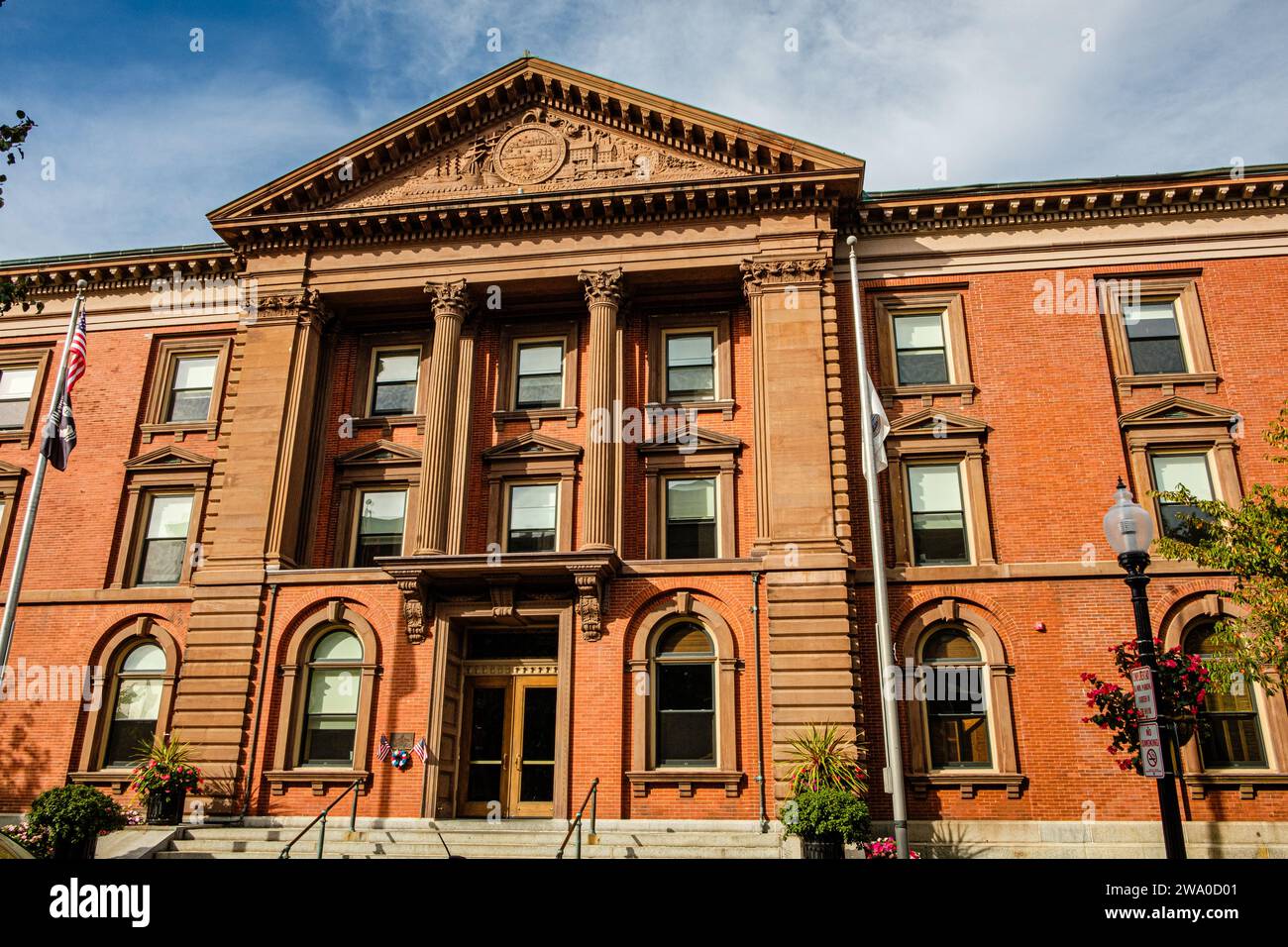 New Bedford City Hall, William Street, New Bedford, Massachusetts Stock ...