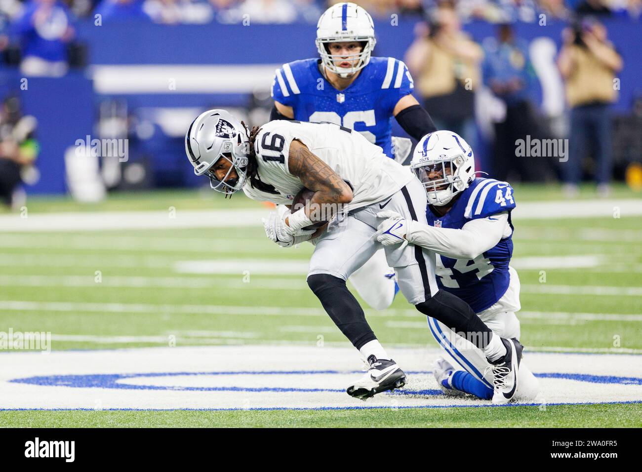 Indianapolis, Indiana, USA. 31st Dec, 2023. Las Vegas Raiders wide ...