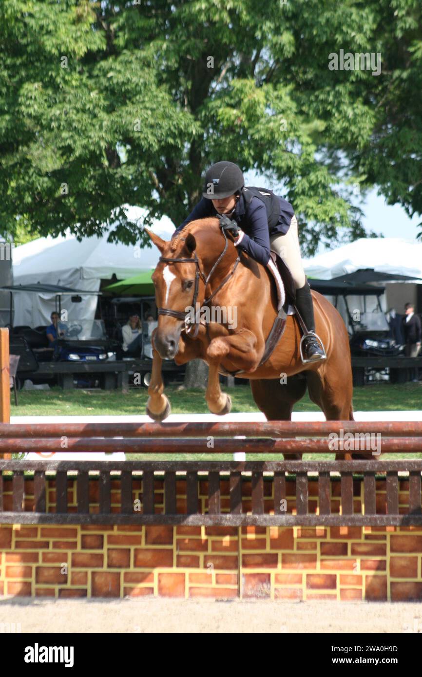 Bluegrass Festival Horse Show 2023 at Kentucky Horse Park in Lexington, Kentucky, USA. Stock Photo