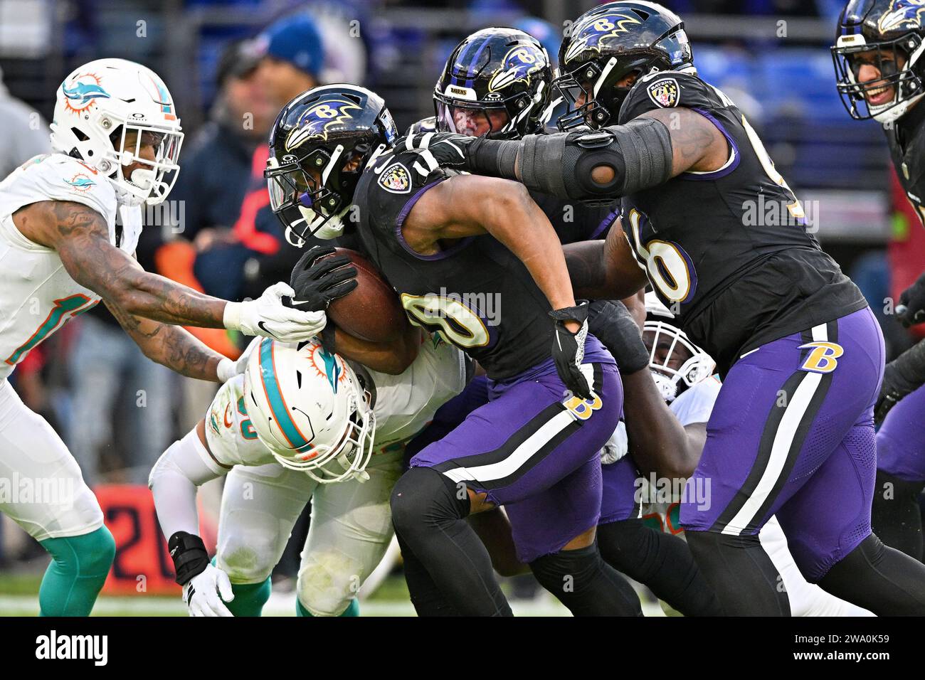 Baltimore, United States. 31st Dec, 2023. Baltimore Ravens Linebacker ...