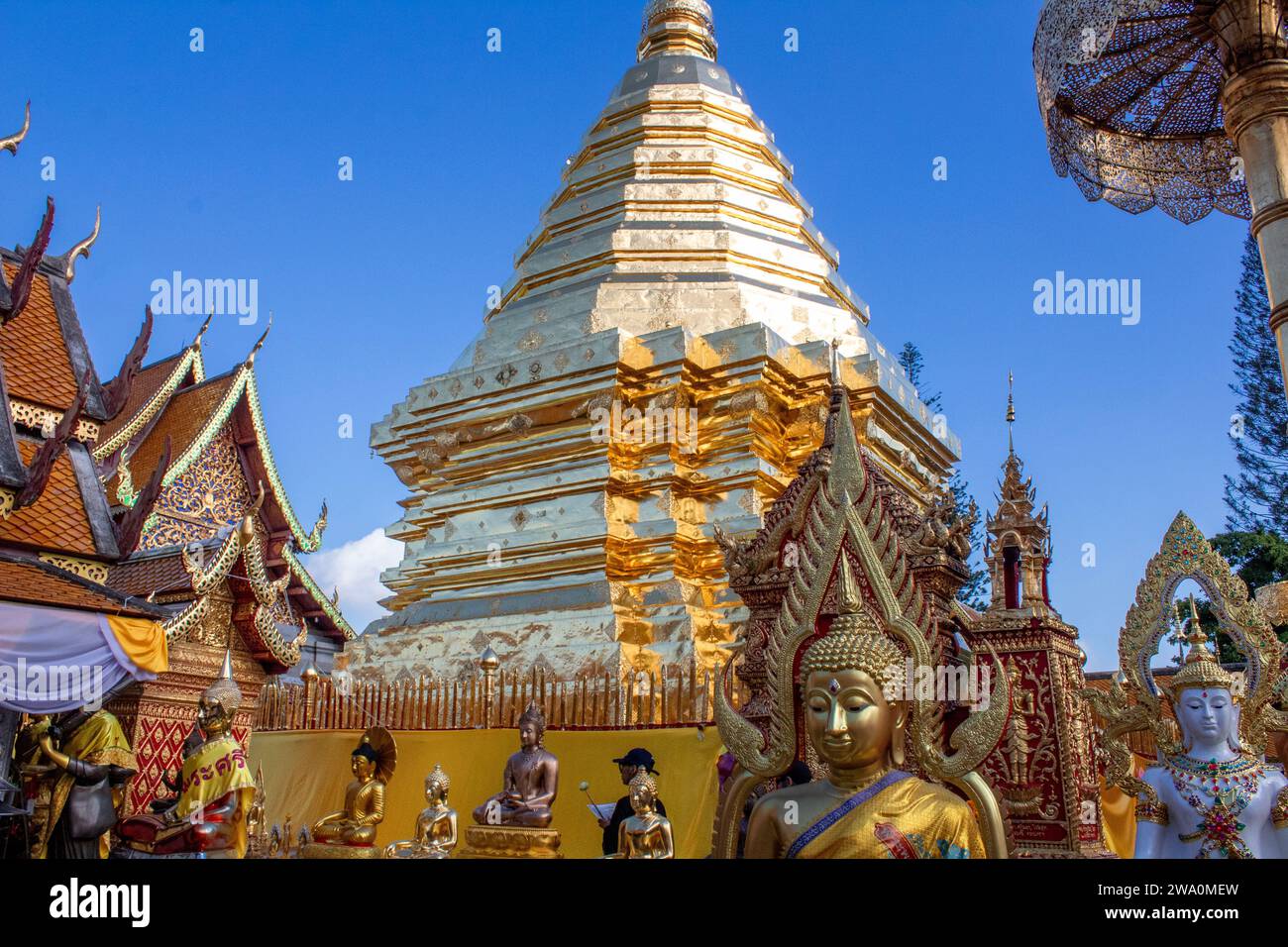 Chiang Mai Thailand Temples Stock Photo - Alamy