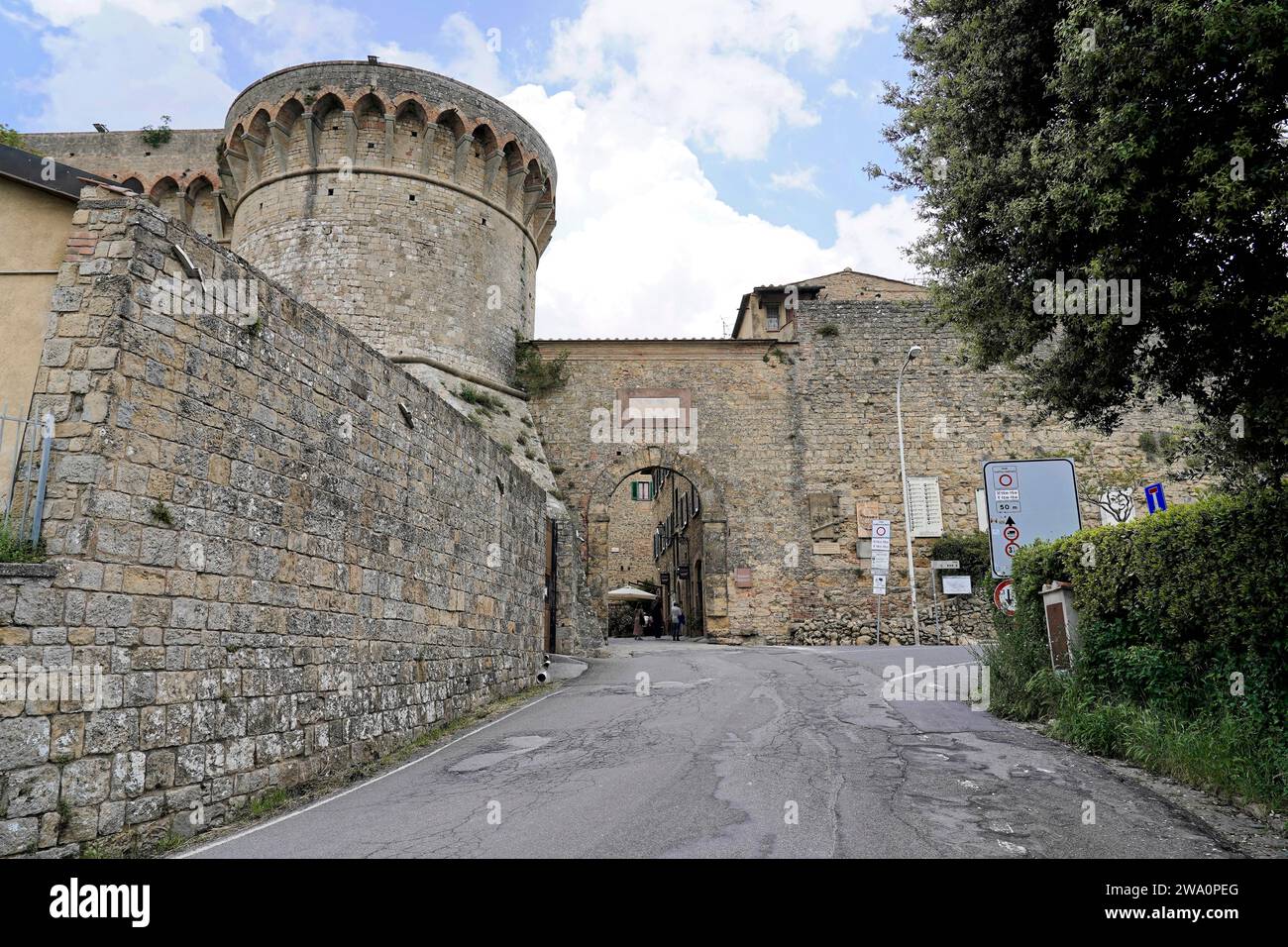 Fortezza, Volterra, Tuscany, Italy, Europe Stock Photo