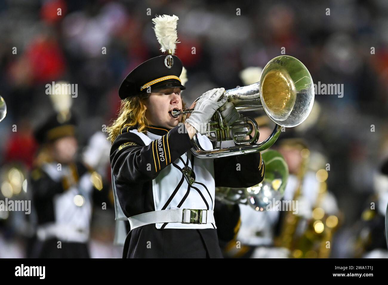 Shreveport, LA, USA. 16th Dec, 2023. A member of the California ...