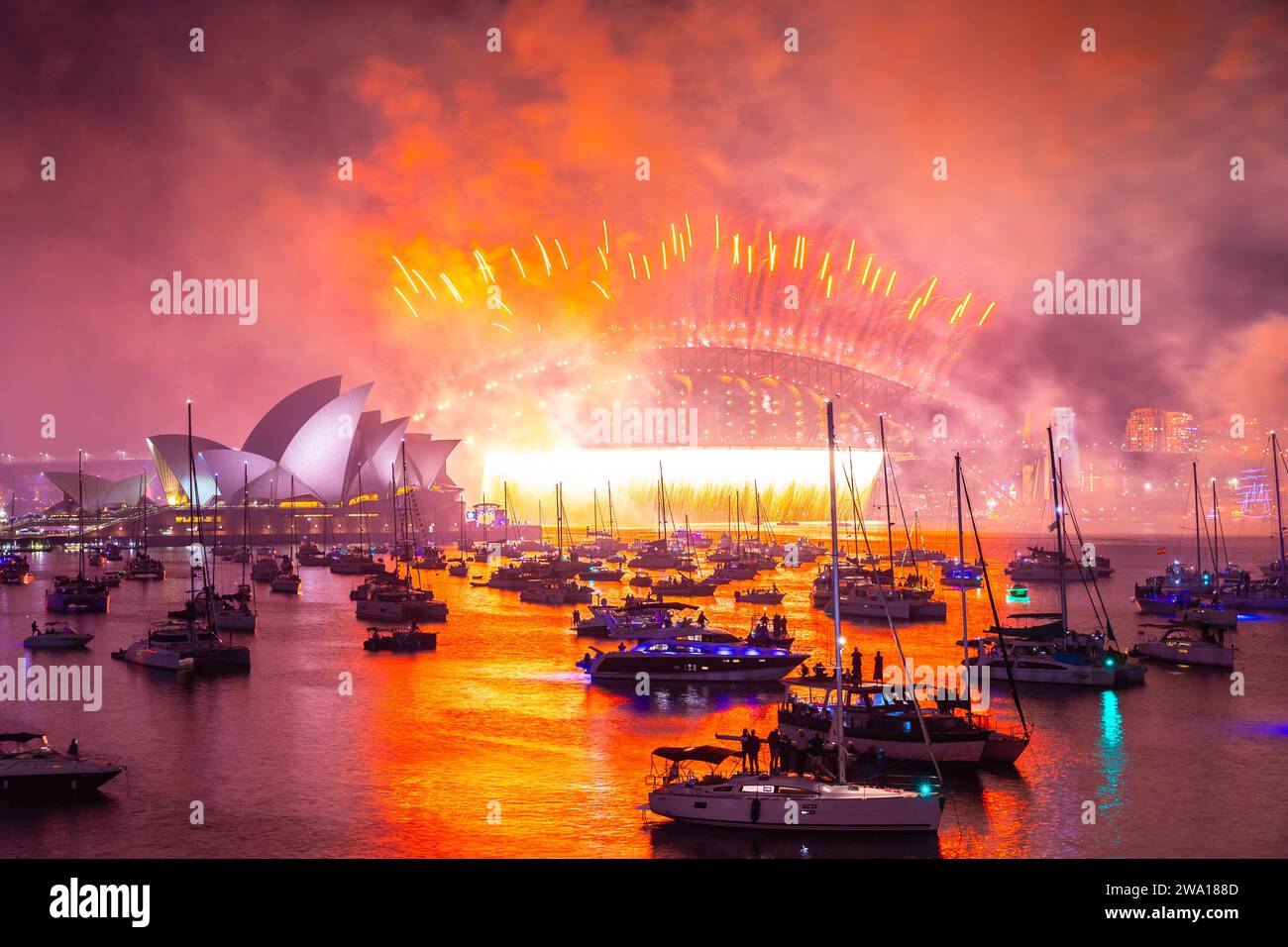 Sydney, Australia. 1 January 2024. Australia celebrates the arrival of