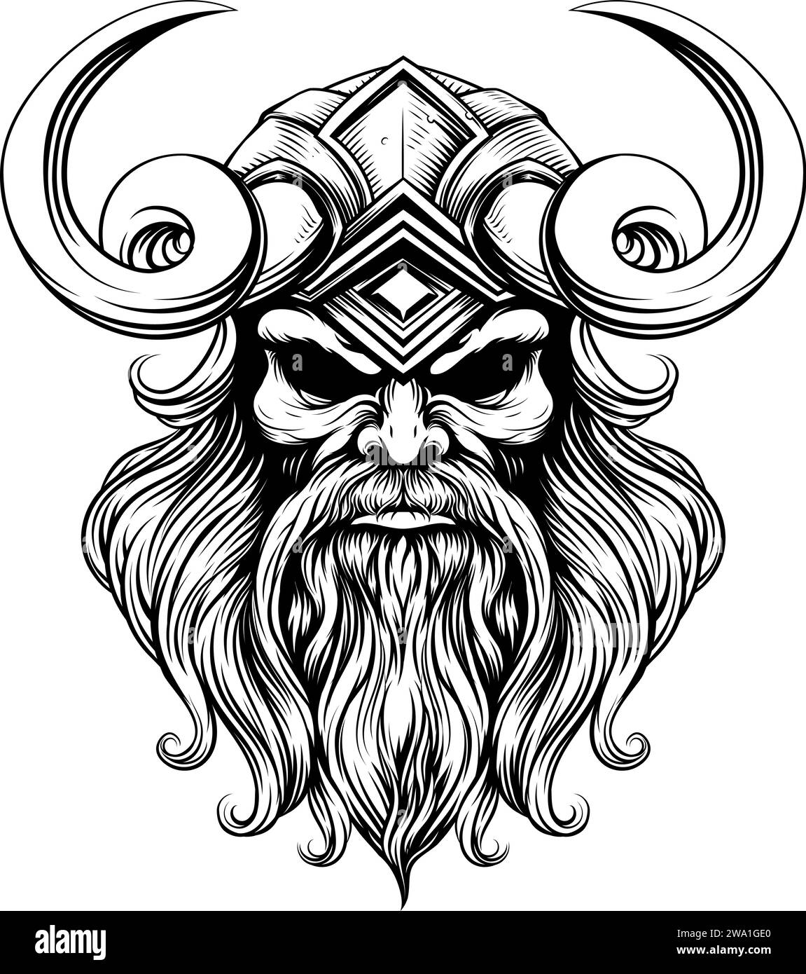 Viking biker Black and White Stock Photos & Images - Alamy