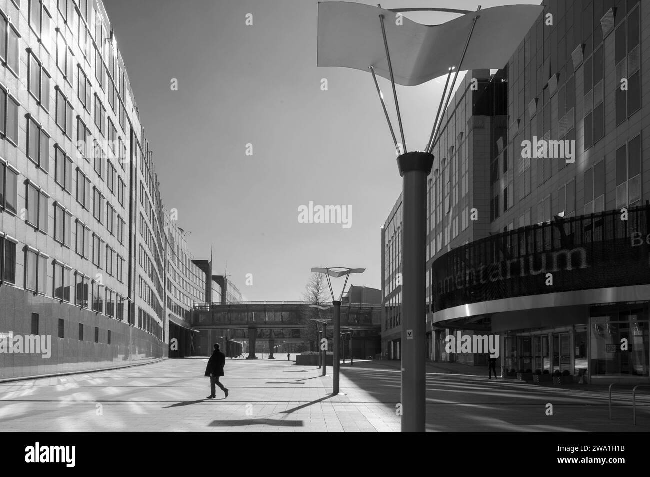 Brussels agora simone veil Black and White Stock Photos & Images - Alamy