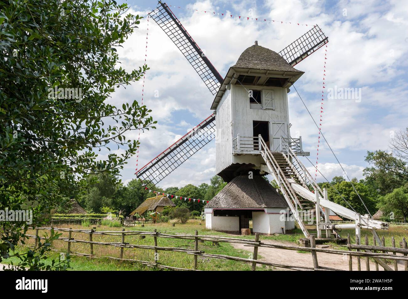 Historic village with 100 authentic buildings from the early years of ...
