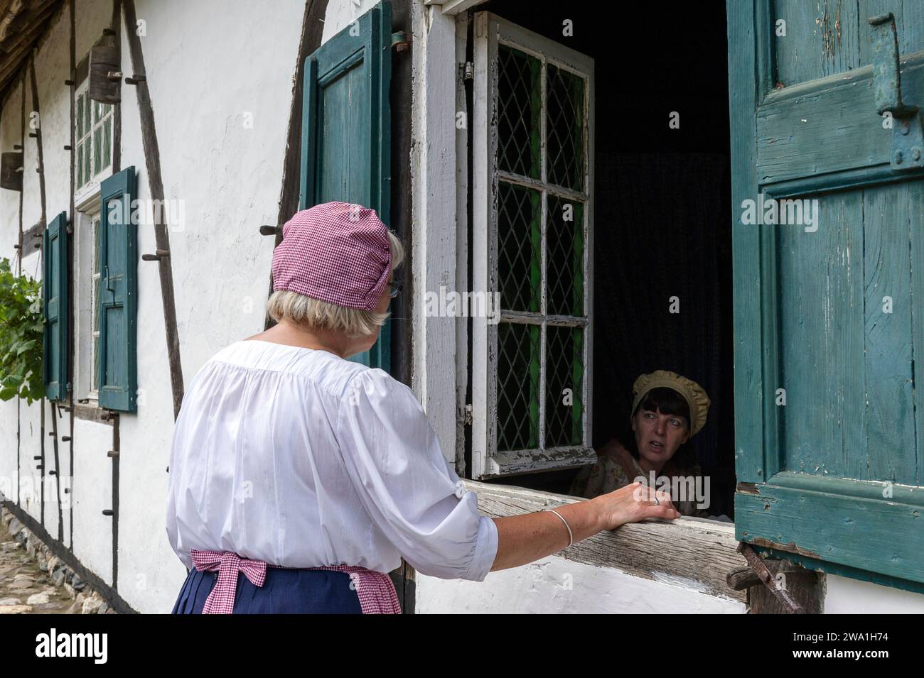 Historic village with 100 authentic buildings from the early years of ...