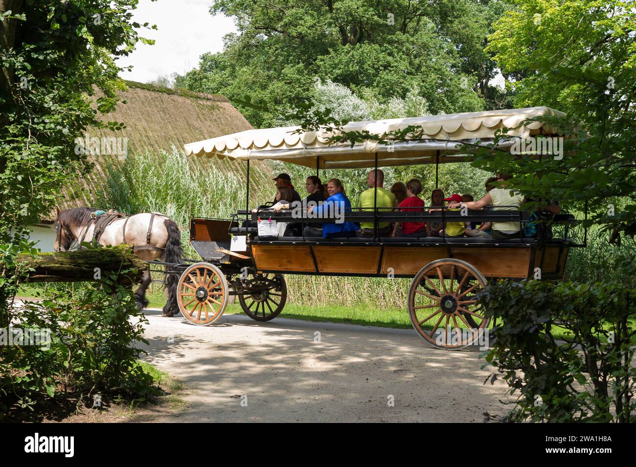 Historic village with 100 authentic buildings from the early years of ...