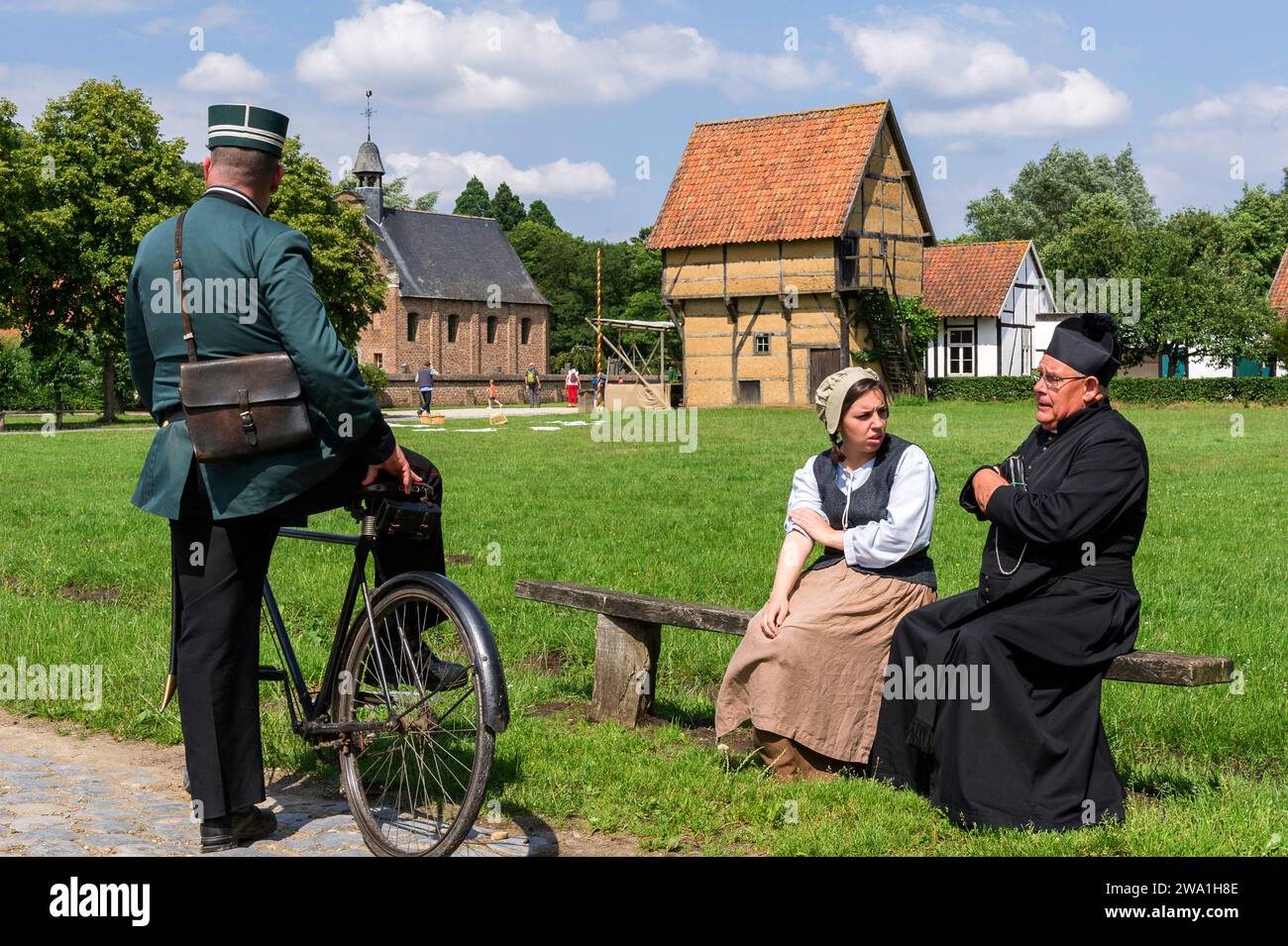 Historic village with 100 authentic buildings from the early years of ...