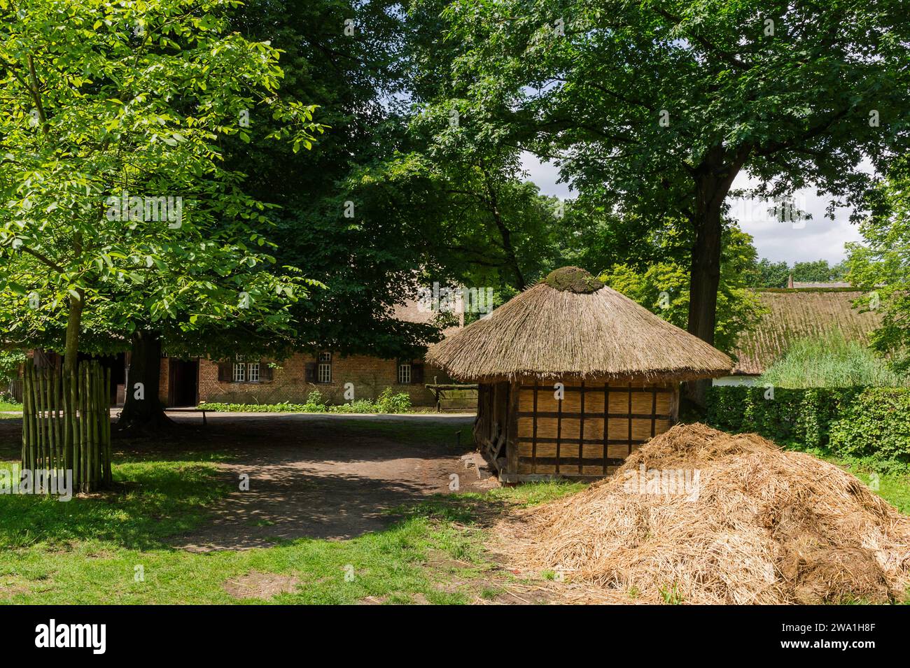 Historic village with 100 authentic buildings from the early years of ...