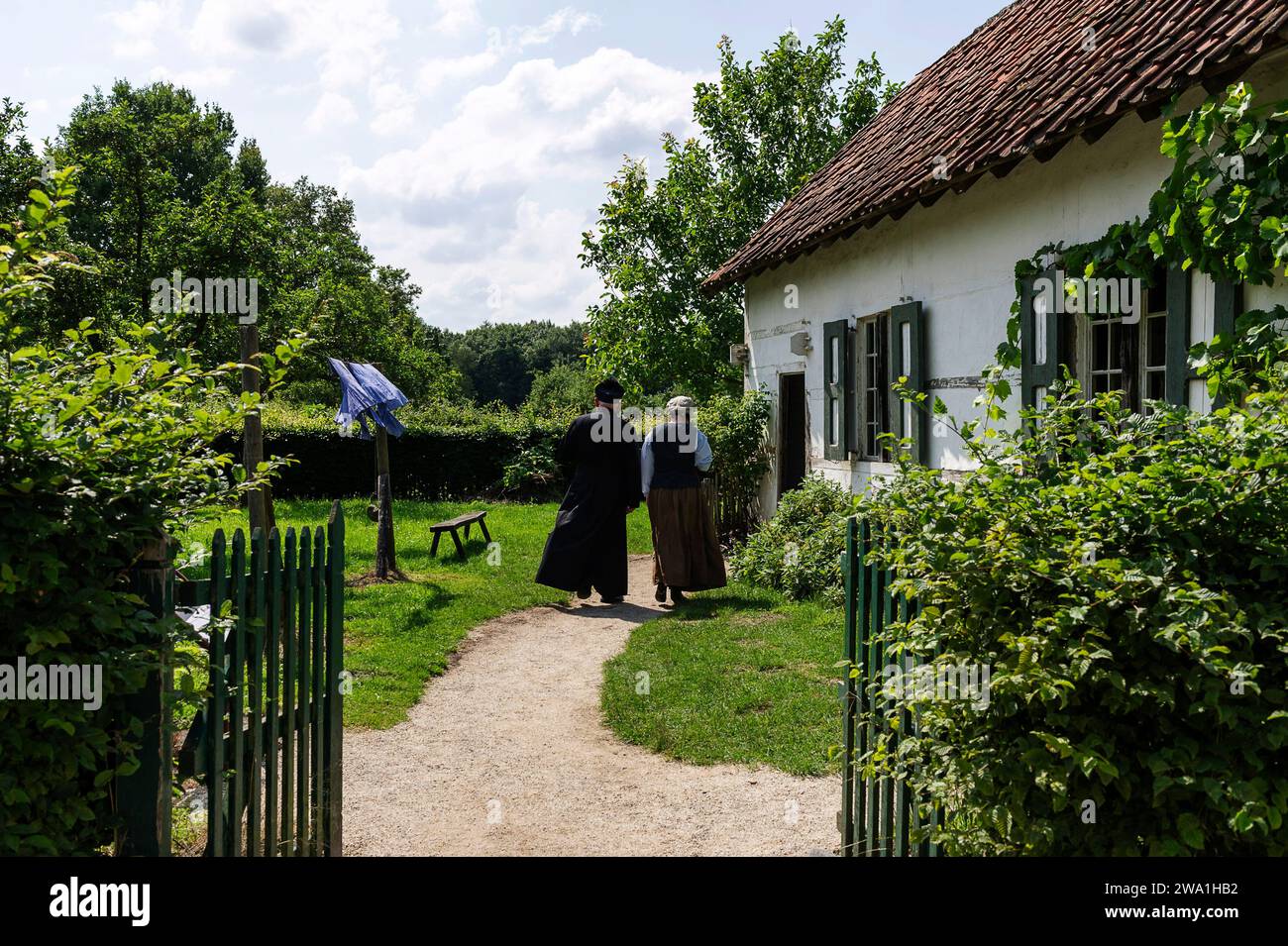 Historic village with 100 authentic buildings from the early years of ...