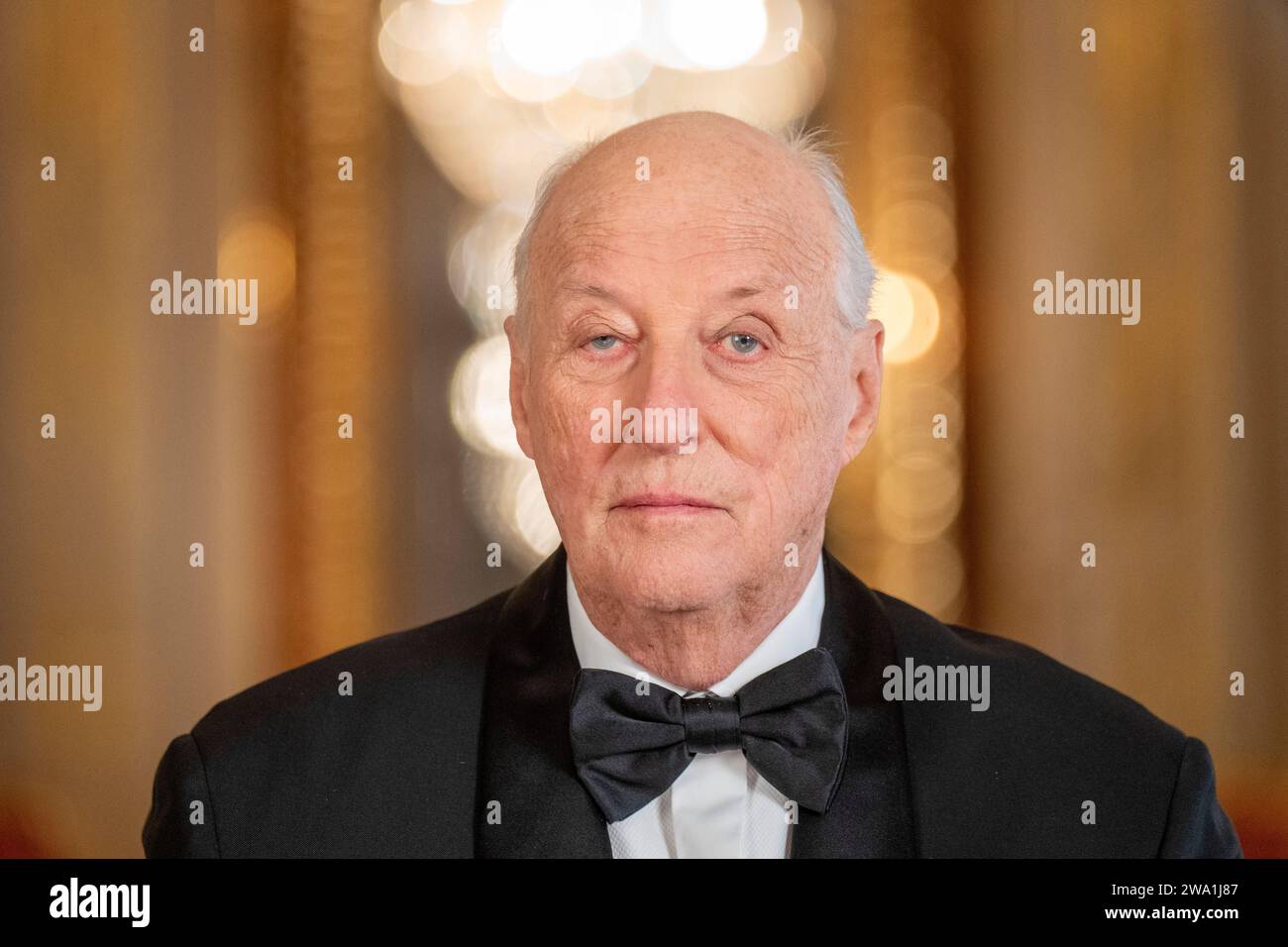 Oslo 20231220.King Harald gives the 2023 New Year