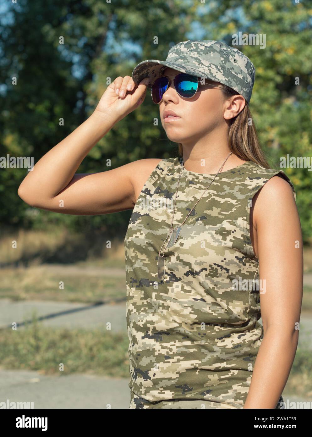 Ukrainian army women hi-res stock photography and images - Alamy