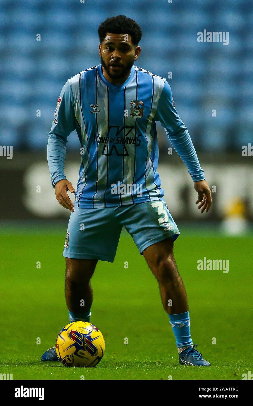 Coventry City's Jay Dasilva during the Sky Bet Championship match at